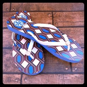 Tory Burch Size 9 Flip Flops